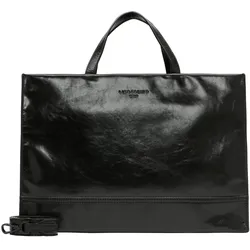 Liebeskind Berlin Lou 2 Satchel L Papertouch Schwarz, schwarz silber