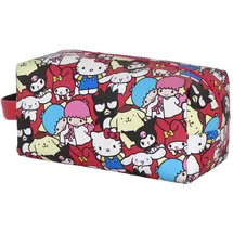 Karactermania Sanrio Hello Kitty Friends-Plus Brick Reise-Kosmetiktasche, Mehrfarbig, 27 x 13 cm