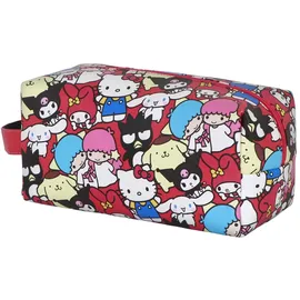 Karactermania Sanrio Hello Kitty Friends-Plus Brick Reise-Kosmetiktasche, Mehrfarbig, 27 x 13 cm