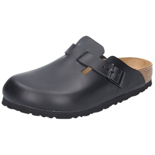 Birkenstock Boston Naturleder schmal schwarz 38