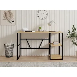 Skye Decor Skye Decor, Caste - Sapphire Oak, Schreibtisch, Saphireiche, 100 % MELAMINBESCHICHTETE SPANPLATTEN, 120 x 60 x 74 cm - Braun