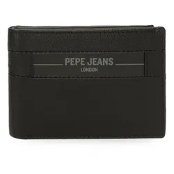 Pepe Jeans Unisex. 7883131 Checkbox Leder Brieftasche Schwarz (OSFA), Lässig