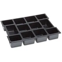 BS Systems Kleinteileeinsatz L-BOXX® LB 102 B404xT312xH61mm Polystyrol m.12 Mulden