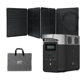 EcoFlow Delta 2 1024Wh Powerstation mit 110W Solarpanel