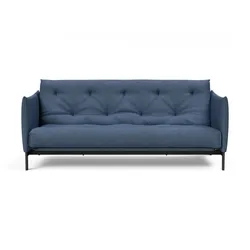 3-Sitzer INNOVATION LIVING TM "Junus innovativ und bequem, Schlafsofa", blau, B:224cm H:92cm T:110cm, Sofas, mit schmalen Armlehnen, tolle Verstellmöglichkeiten, Designschlafsofa