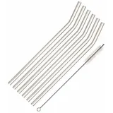 Westmark Trinkhalme gebogen 6 St. Transparent