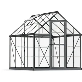 CANOPIA Harmony Gewächshaus Alu Grau Polycarbonatplatten 0,7 mm 4,57 m2