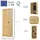 OTTO home Garderobenschrank Lille 67 x 187 x 37 cm Beige