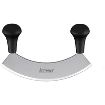 Triangle Wiegemesser 18 cm schwarz/silber