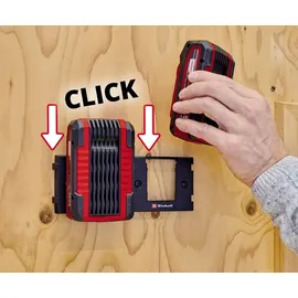 Einhell Akku-Set PXC 4 Ah, 18 V, 2 Stück + Akku-Wandhalterung