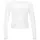 Winshape Functional Light and Soft Cropped Long Sleeve Top AET131LS mit Overlap-Applikation Yoga-Shirt, ivory