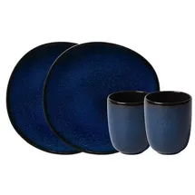 Villeroy & Boch Frühstücks-Set, 4-teilig, für 2 Personen