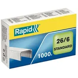 Rapid Heftklammern Standard 26/6 Silber 1.000 St.