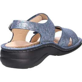 Finn Comfort Damen Sandale, blau(jeans), Gr. 36 - Blau - 36