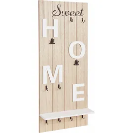 Home Affaire Garderobenleiste Sweet Home Beige