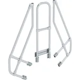 Günzburger MUNK zweiter Handlauf Aluminium-Überstieg stationär/fahrbar 60° 3 Stufen