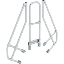 Günzburger MUNK zweiter Handlauf Aluminium-Überstieg stationär/fahrbar 60° 3 Stufen