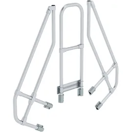 Günzburger MUNK zweiter Handlauf Aluminium-Überstieg stationär/fahrbar 60° 3 Stufen