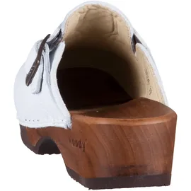 Woody Manu 6526 weiss weiss Glattleder für Damen, weiß, Größe 41 EU