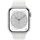 Apple Watch Series 8 GPS 41 mm Aluminiumgehäuse silber, Sportarmband weiß