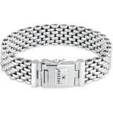 Kuzzoi Herren Robust Kastenverschluss 925 Sterling Silber Herrenschmuck