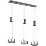 Trio Franklin LED Pendelleuchte 3-flammig, 326510307,