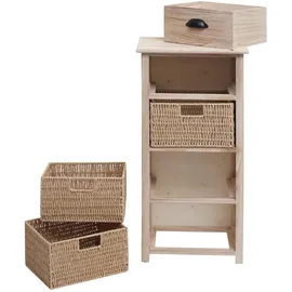Mendler HWC-K84 Kommode 83x40x29cm braun