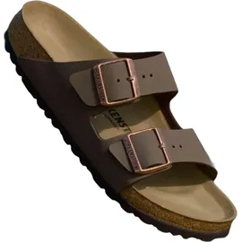 Birkenstock Arizona Birko-Flor Nubuk schmal mocca 45