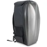 Gewa Space Bag Titanium - Trompetenkoffer/Rucksack - Für 2 Trompeten oder 1 Flügelhorn - Polycarbonat Außendeckel - Ergonomische Rückseite - Zubehörfächer