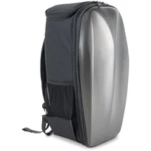Gewa Space Bag Titanium - Trompetenkoffer/Rucksack - Für 2 Trompeten oder 1 Flügelhorn - Polycarbonat Außendeckel - Ergonomische Rückseite - Zubehörfächer