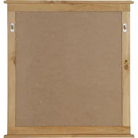 Home Affaire Spiegel HOME AFFAIRE "Indra", beige (natur), B:63cm H:78,4cm T:4cm, Glas, Spiegel, Rahmen aus massiver Kiefer