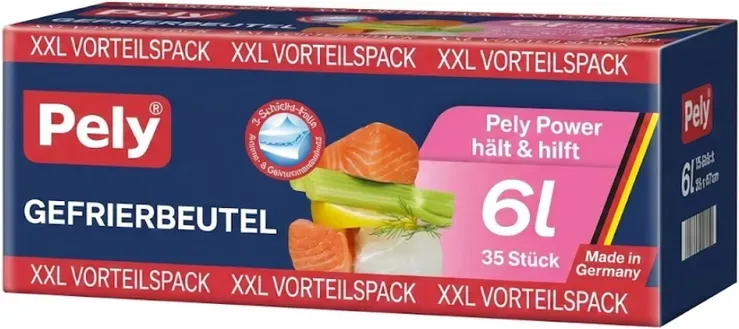 Pely Gefrierbeutel 6l VP 35 St