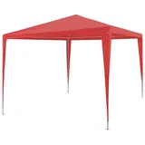 vidaXL Partyzelt 3 x 3 m inkl. 4 Seitenteile Rot