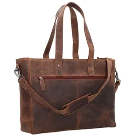 Plevier Shopper Leder Braun