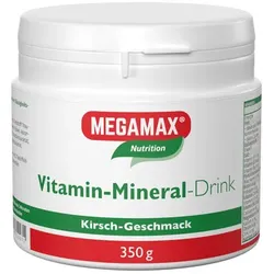 MEGAMAX Vita Mineral Drink Kirsche Pulver 350 g