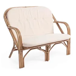 Rattansofa Golf New mit Kissen