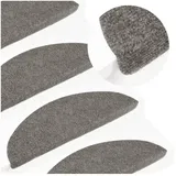 vidaXL Stufenmatte 56 x 17 cm Grau