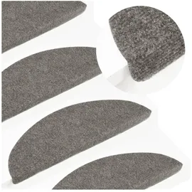vidaXL Stufenmatte 56 x 17 cm Grau