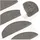 vidaXL Stufenmatte 56 x 17 cm Grau