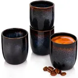 sänger Espressobecher Tokio 0,1 l Blau-Schwarz 4 St.