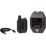 Shure GLXD16+ Dual Band Pro Digital Wireless System - Perfekt für Gitarre und Bass - 12 Stunden Akkulaufzeit, 30,5 m Reichweite | Inklusive WA305 Premium Gitarrenkabel mit 6,35 mm Klinke