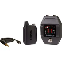 Shure GLXD16+ Dual Band Pro Digital Wireless System - Perfekt für Gitarre und Bass - 12 Stunden Akkulaufzeit, 30,5 m Reichweite | Inklusive WA305 Premium Gitarrenkabel mit 6,35 mm Klinke