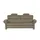meinSofa Einzelcouch Leder 2-Sitzer Beige