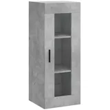 vidaXL Wandschrank Betongrau 34,5x34x90 cm - Grau
