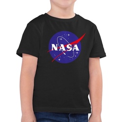 Shirtracer T-Shirt Nasa Meatball Logo Kinderkleidung und Co schwarz 152 (12/13 Jahre)