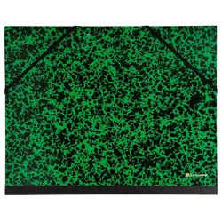 Exacompta 541100E 10x Zeichenmappe mit Gummizug für Format DIN A4 Annonay, DIN A4 Überbreite 26x33cm - Grün