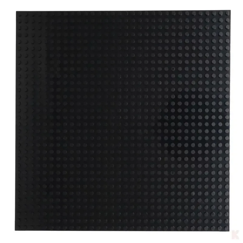 Klemos KL-20055 Klemmbaustein Grundplatte 32x32 Schwarz beidseitig (25cmx25cm)