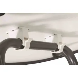 Sieger Boulevard-Klapptisch mit mecalit-Pro-Platte 140 x 90 x 72 cm eisengrau/schieferdekor anthrazit oval