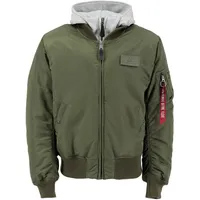 Alpha Industries MA-1 D-tec Jacke - Dark Green -