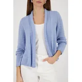 Monari Jacke Stricküberwurf Basic Blau XXL